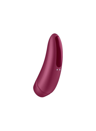 Stimulateur clitoridien connecté bordeaux Curvy 1+ Satisfyer - CC5972390214